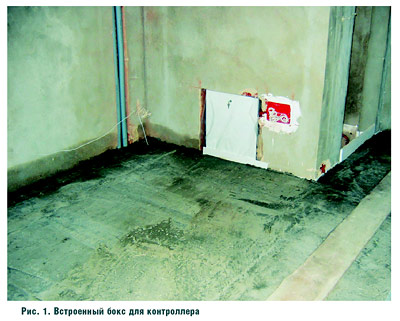 Рис. 1. Встроенный бокс для контроллера