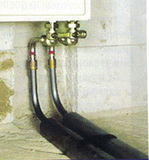 Рис. 2 Присоединение «из стены»