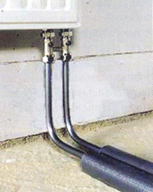 Рис. 1 Присоединение «из пола»