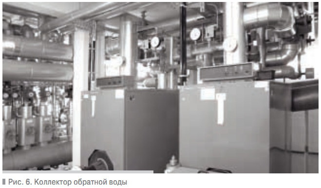 Рис. 6. Коллектор обратной воды