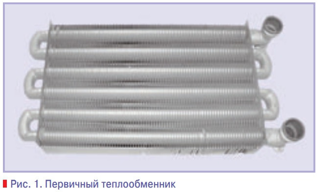 Рис. 1. Первичный теплообменник