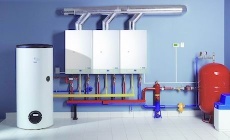 Heating and DHW system with deep heat recovery in the technological scheme of the heat point