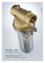 Корпусы водяных фильтров Atlas Filtri серии FX- AF SX/BX/CX при высоких температурах