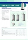 Газовые накопительные водонагреватели Chaffoteaux серии C&M AG...CF