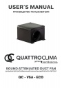 Шумоизолированные канальные вентиляторы QuattroClima Ventilazione серии QC - VSA ...