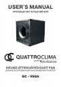 Шумоизолированные канальные вентиляторы QuattroClima Ventilazione серии 	QC - VSQA