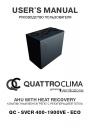 Компактные вентагрегаты QuattroClima Ventilazione серии QC - SVCR 400 ...