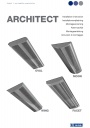 Активные климатические балки Lindab серии Architect для вентиляции и кондиционирования