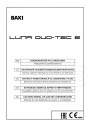 Настенные газовые конденсационные котлы Baxi серии Luna DUO-TEC Е