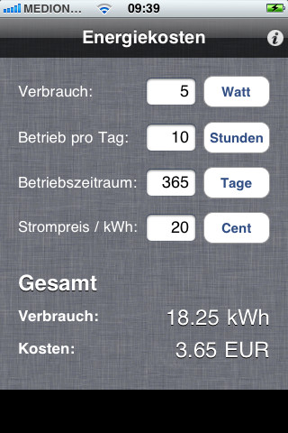 Energiekosten Energiekosten