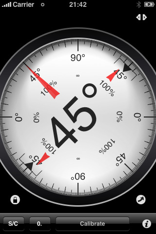 Clinometer - level and slope finder Clinometer - level and slope finder
