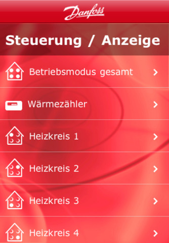 Danfoss Heating Remote Control