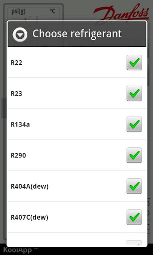 Danfoss KoolApp Danfoss KoolApp