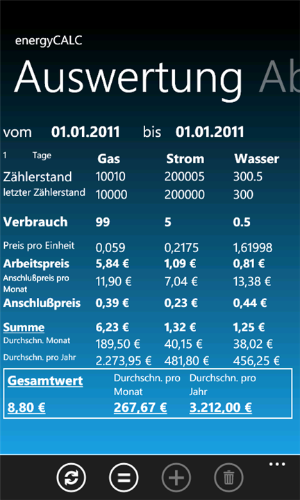 energyCALC