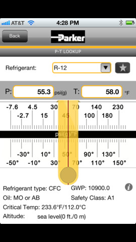 ChillMaster P-T Chart