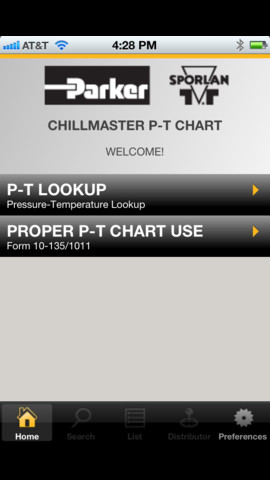 ChillMaster P-T Chart