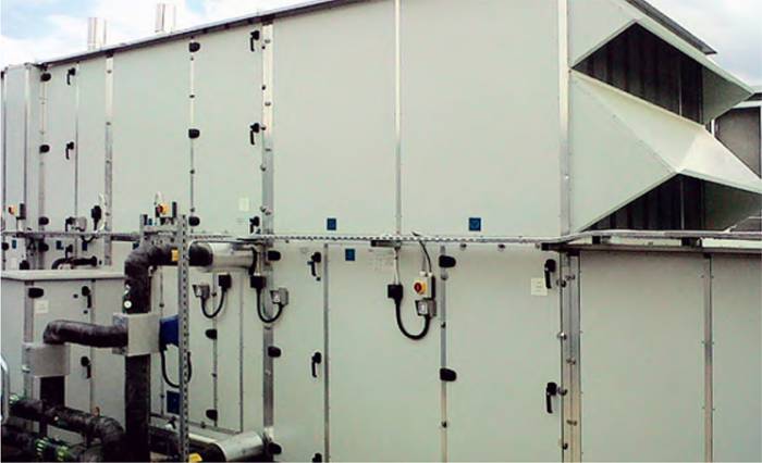 Приточная установка с теплоутилизацией вытяжного воздуха. 10/2012. Фото 1