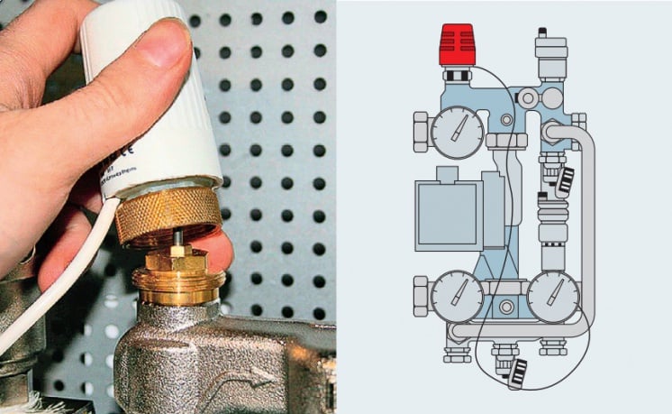 Как отрегулировать смесительный узел теплого пола