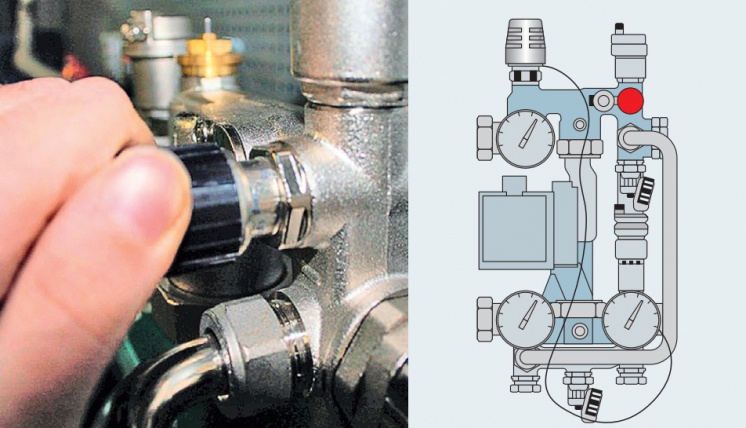 Как отрегулировать смесительный узел теплого пола