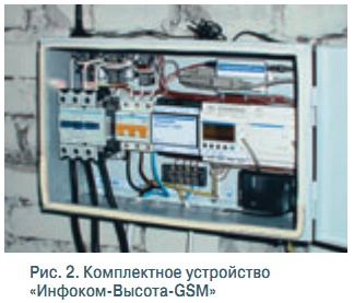 Рис. 2. Комплектное устройство «Инфоком-Высота-GSM»
