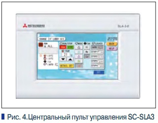 Рис. 4. Центральный пульт управления SC-SLA3