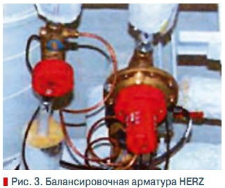 Рис. 3. Балансировочная арматура HERZ