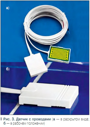 Рис. 3. Датчик с проводами