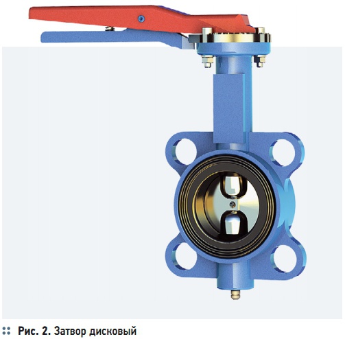 Рис. 2. Затвор дисковый
