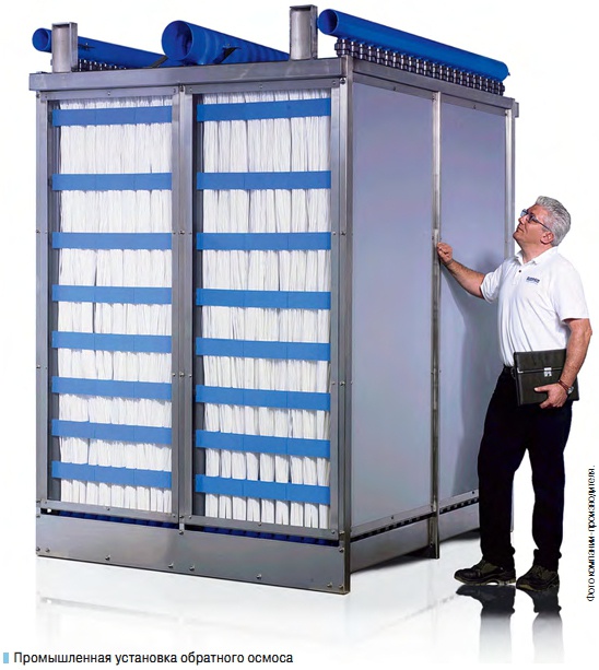 Промышленная установка обратного осмоса