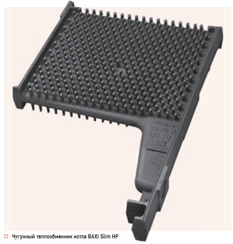 Чугунный теплообменник котла BAXI Slim HP