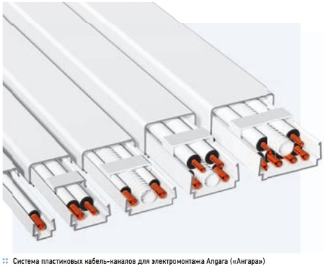 Cистема пластиковых кабель-каналов для электромонтажа Angara («Ангара»)