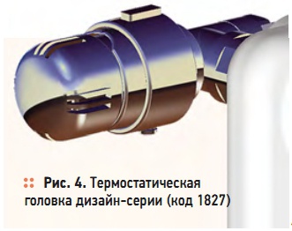 Рис. 4. Термостатическая головка дизайн-серии (код 1827)