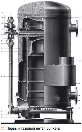 Первый газовый котел Junkers