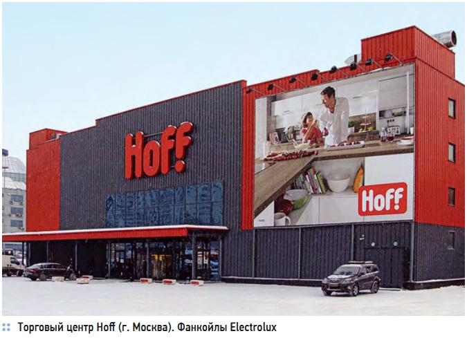 Торговый центр Hoﬀ   (г. Москва). Фанкойлы Electrolux