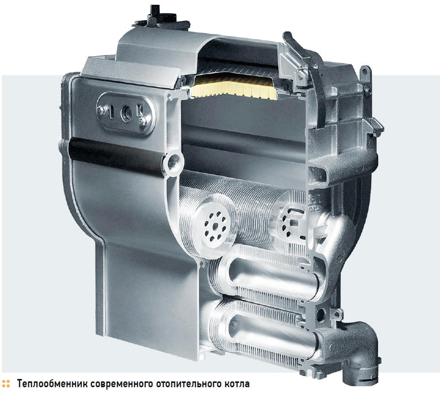 Теплообменник современного отопительного котла