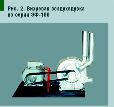 Рис. 2. Вихревая воздуходувка из серии ЭФ-100