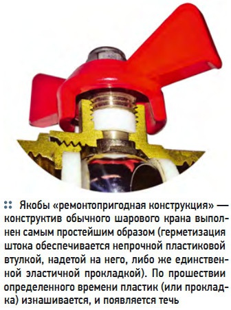 Якобы «ремонтопригодная конструкция»