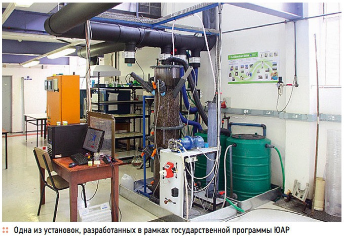 Одна из установок, разработанных в рамках государственной программы ЮАР