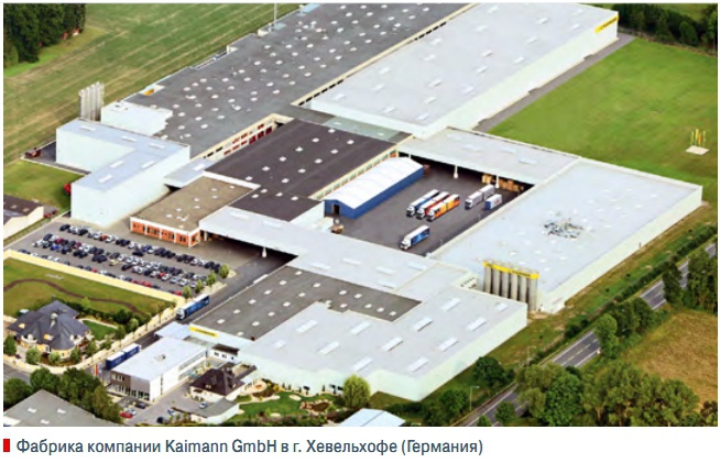 Фабрика компании Kaimann GmbH в г. Хевельхофе (Германия)