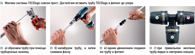 Мечта слесаря — быстрый монтаж с TECElogo. 10/2014. Фото 4