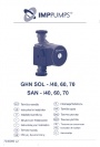 Циркуляционные насосы IMP PUMS серии GHN SOL/SAM 