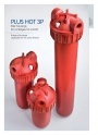 Корпусы водяных фильтров Atlas Filtri серии PLUS HOT S 3P для горячей воды.