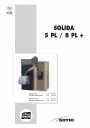 Твердотопливный / пеллетный напольный чугунный одноконтурный котел Sime Solida 5 PL, 8 PL+