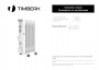 Электрические масляные радиаторы Timberk серии Blanco Aqua: BTX