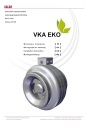 Круглые канальные вентиляторы с EC-двигателями Salda серии VKA EKO