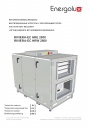 Вентиляционные агрегаты с рекуперацией тепла Energolux серии Riviera-EC HRE /HRW