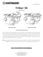 Насосы для бассейнов с регулируемой скоростью Hayward серии Tristar VS SP3200VSP/VSPND