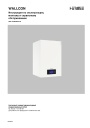 Настенные газовые одноконтурные конденсационные котлы Hermes серии Wallcon мощностью 42-80 кВт. Инструкция по эксплуатации, монтажу и сервисному обслуживанию.