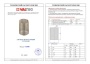 Элементы фильтрующие сетчатые Valtec VT.050 для косых фильтров VT.190, VT.191, VT.192. Паспорт
