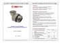 Фитинг коллекторный – тройник с вращающимся штуцером Valtec VTc.630. Паспорт, руководство по эксплуатации
